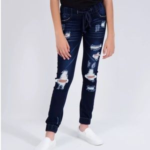 GOGO JEANS Big Girls Elastic Waistband Joggers NWT